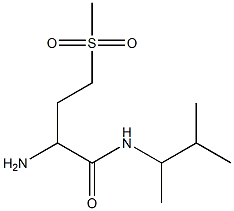 2-amino-4-methanesulfonyl-N-(3-methylbutan-2-yl)butanamide Struktur