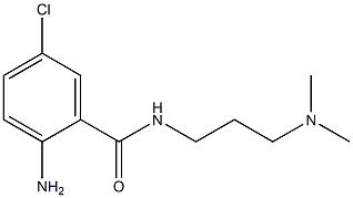 2-amino-5-chloro-N-[3-(dimethylamino)propyl]benzamide Struktur