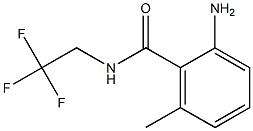 2-amino-6-methyl-N-(2,2,2-trifluoroethyl)benzamide Struktur