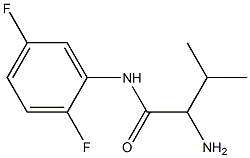 2-amino-N-(2,5-difluorophenyl)-3-methylbutanamide Struktur