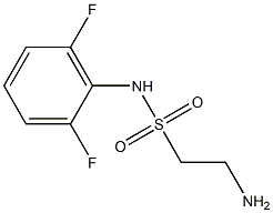 2-amino-N-(2,6-difluorophenyl)ethane-1-sulfonamide Struktur