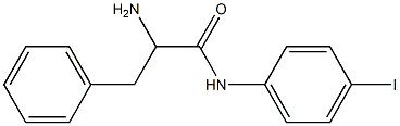 2-amino-N-(4-iodophenyl)-3-phenylpropanamide Struktur