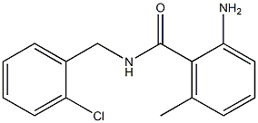 2-amino-N-[(2-chlorophenyl)methyl]-6-methylbenzamide Struktur