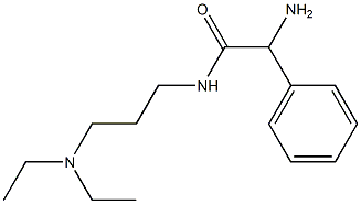 2-amino-N-[3-(diethylamino)propyl]-2-phenylacetamide Struktur