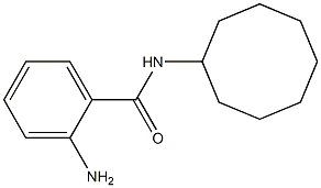 2-amino-N-cyclooctylbenzamide Struktur