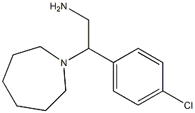 2-azepan-1-yl-2-(4-chlorophenyl)ethanamine Struktur