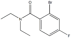 2-bromo-N,N-diethyl-4-fluorobenzamide Struktur