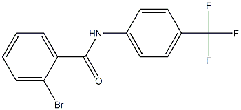 2-bromo-N-[4-(trifluoromethyl)phenyl]benzamide Struktur