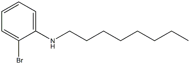 2-bromo-N-octylaniline Struktur