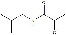 2-chloro-N-(2-methylpropyl)propanamide Struktur