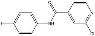 2-chloro-N-(4-iodophenyl)pyridine-4-carboxamide Struktur