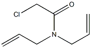 2-chloro-N,N-bis(prop-2-en-1-yl)acetamide Struktur