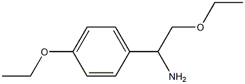 2-ethoxy-1-(4-ethoxyphenyl)ethanamine Struktur