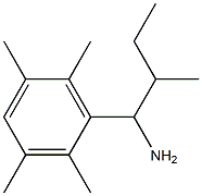 2-methyl-1-(2,3,5,6-tetramethylphenyl)butan-1-amine Struktur