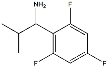 2-methyl-1-(2,4,6-trifluorophenyl)propan-1-amine Struktur