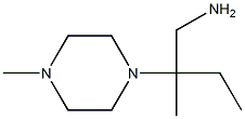 2-methyl-2-(4-methylpiperazin-1-yl)butan-1-amine Struktur