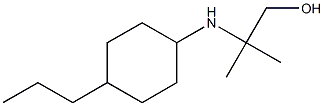 2-methyl-2-[(4-propylcyclohexyl)amino]propan-1-ol Struktur