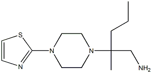 2-methyl-2-[4-(1,3-thiazol-2-yl)piperazin-1-yl]pentan-1-amine Struktur