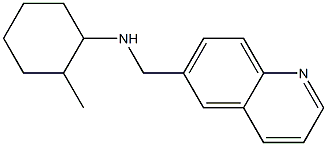 2-methyl-N-(quinolin-6-ylmethyl)cyclohexan-1-amine Struktur