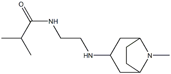 2-methyl-N-[2-({8-methyl-8-azabicyclo[3.2.1]octan-3-yl}amino)ethyl]propanamide Struktur