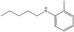 2-methyl-N-pentylaniline Struktur