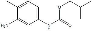 2-methylpropyl N-(3-amino-4-methylphenyl)carbamate Struktur