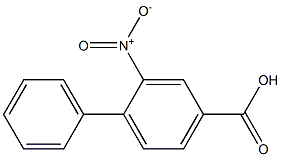 2-nitro-1,1'-biphenyl-4-carboxylic acid Struktur