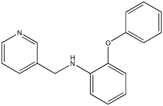 2-phenoxy-N-(pyridin-3-ylmethyl)aniline Struktur