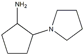 2-pyrrolidin-1-ylcyclopentanamine Struktur