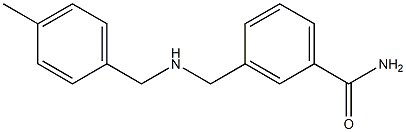 3-({[(4-methylphenyl)methyl]amino}methyl)benzamide Struktur