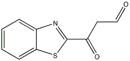 3-(1,3-benzothiazol-2-yl)-3-oxopropanal Struktur