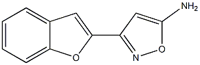 3-(1-benzofuran-2-yl)-1,2-oxazol-5-amine Struktur