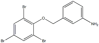 3-(2,4,6-tribromophenoxymethyl)aniline Struktur