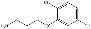 3-(2,5-dichlorophenoxy)propan-1-amine Struktur