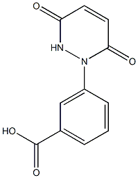 3-(3,6-dioxo-3,6-dihydropyridazin-1(2H)-yl)benzoic acid Struktur