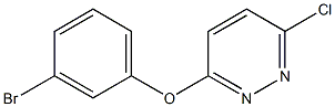 3-(3-bromophenoxy)-6-chloropyridazine Struktur