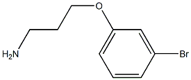 3-(3-bromophenoxy)propan-1-amine Struktur