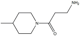 3-(4-methylpiperidin-1-yl)-3-oxopropan-1-amine Struktur