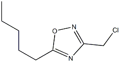 3-(chloromethyl)-5-pentyl-1,2,4-oxadiazole Struktur