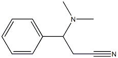 3-(dimethylamino)-3-phenylpropanenitrile Struktur