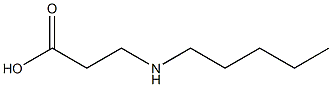 3-(pentylamino)propanoic acid Struktur