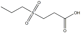 3-(propylsulfonyl)propanoic acid Struktur