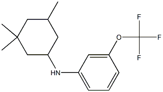 3-(trifluoromethoxy)-N-(3,3,5-trimethylcyclohexyl)aniline Struktur