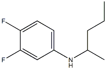 3,4-difluoro-N-(pentan-2-yl)aniline Struktur