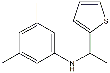 3,5-dimethyl-N-[1-(thiophen-2-yl)ethyl]aniline Struktur