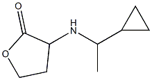 3-[(1-cyclopropylethyl)amino]oxolan-2-one Struktur