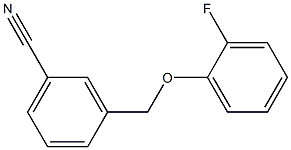 3-[(2-fluorophenoxy)methyl]benzonitrile Struktur