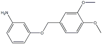 3-[(3,4-dimethoxyphenyl)methoxy]aniline Struktur