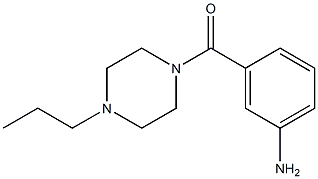 3-[(4-propylpiperazin-1-yl)carbonyl]aniline Struktur