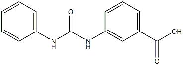 3-[(anilinocarbonyl)amino]benzoic acid Struktur